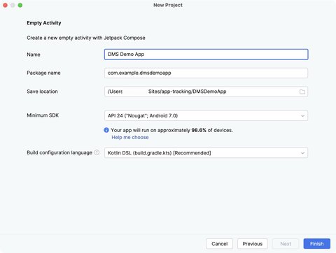 Naming the application + choosing the package name