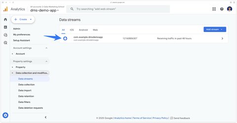 Android data streams