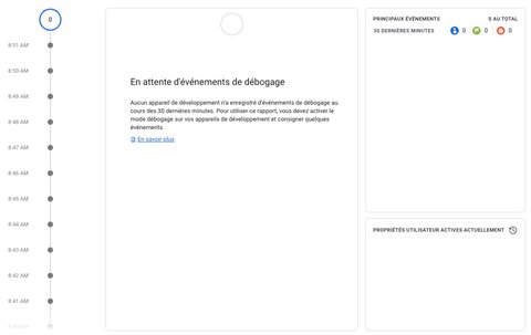 La Debug View dans Google Analytics 4