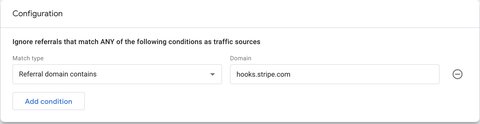 Referral websites to exclude in GA4