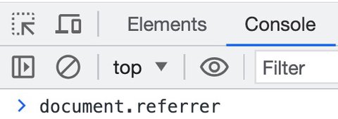 Display previous URL from the confirmation page