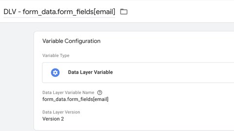 Get form fields in the Data Layer