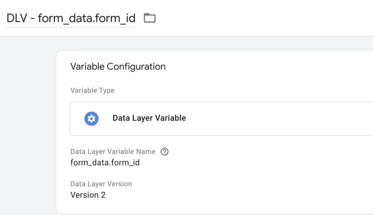 Récupérer le form_id dans la Data Layer