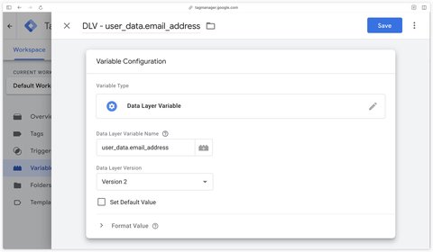 Recover form fields in the Data Layer