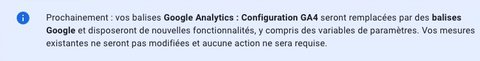 Annonce de Google sur les changements Google Tag Manager
