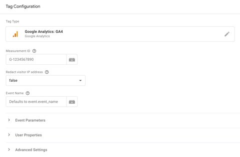Server-side GA4 tag configuration