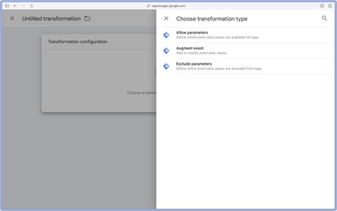 Transformations in GTM Server-Side